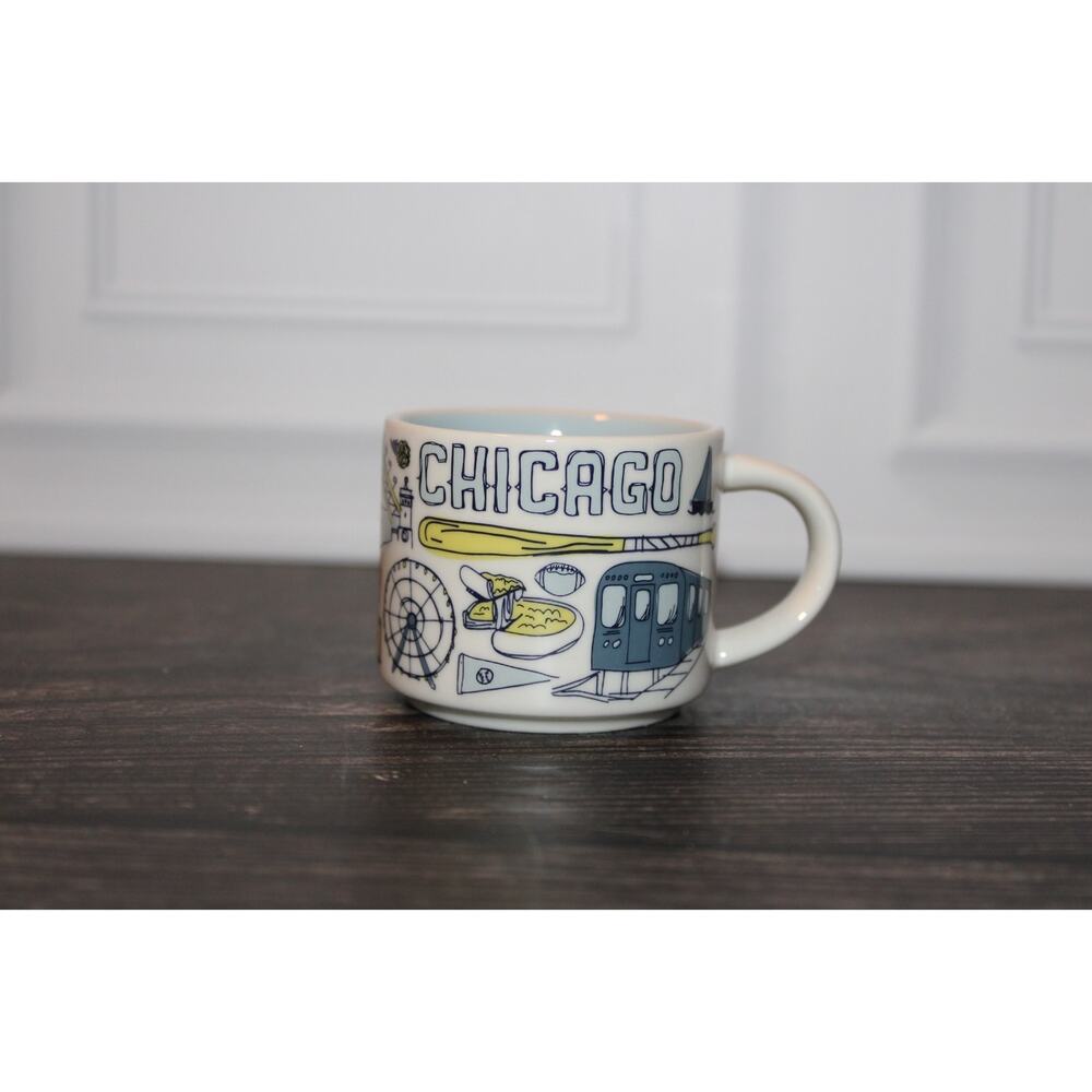 Starbucks Chicago Been There Mug 2oz Ornament Cup NOT FULL SIZE EUC